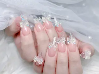 ネイル MoMoA Nail ネイル長さ出し専門店のネイルデザイン