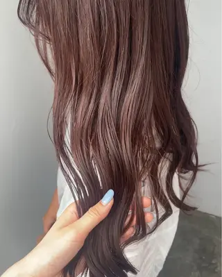 ロング ふわっと抜け感🫧 ブラウンベージュ🤎のヘアスタイル