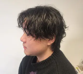 パーマ メンズ ミディアム 【イケメン風パーマ】 SHOFYのヘアスタイル