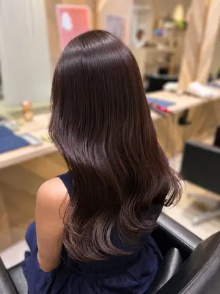 ロング 【表参道】艶カラー 松原 栞🌼‎🤍のヘアスタイル