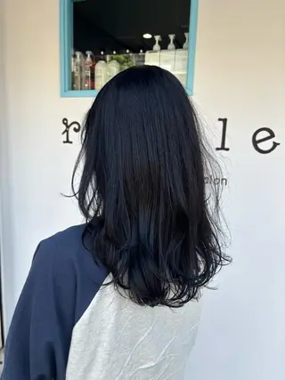 ミディアム カラー つばた みゆ🦋のヘアスタイル