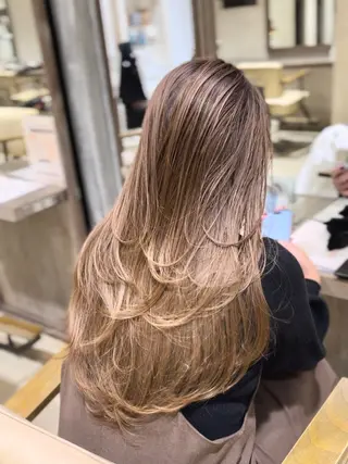 ロング カラー 高槻No.1🇰🇷 韓国ヘア 橋口陽太のヘアスタイル