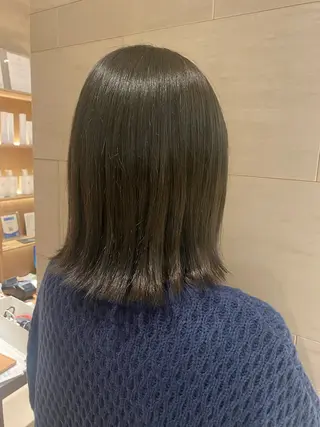 ミディアム カラー 髪質改善/カラー/ カット/富岡佑麻のヘアスタイル