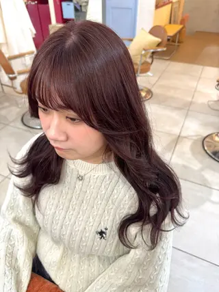 セミロング 🧡ボブ/うる艶カラ ー🩵　さくら🌸のヘアスタイル