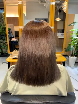 ミディアム 田邊 勇貴のヘアスタイル