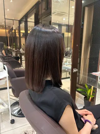 ミディアム 森山 愛有菜のヘアスタイル