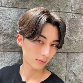 ショート カラー パーマ ヘアアレンジ メンズ 亀井隆汰/メンズ専門 パーマ/フェード可のヘアスタイル