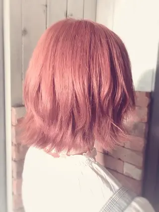ミディアム カラー Ｍｅｒ 山崎 えりかのヘアスタイル
