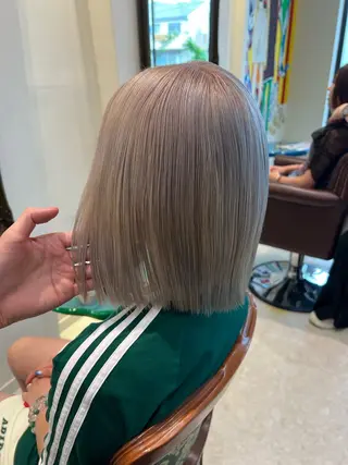 ミディアム 平田 和也のヘアスタイル