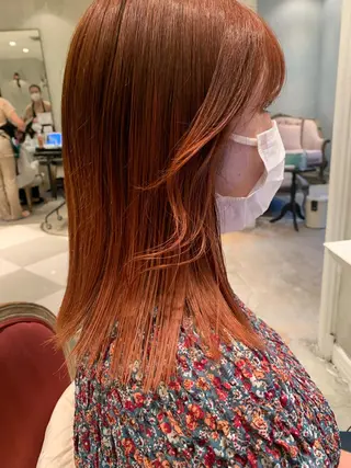 セミロング カラー Takahashi Yuriのヘアスタイル