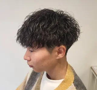ショート パーマ メンズ 【イケメン風パーマ】 SHOFYのヘアスタイル