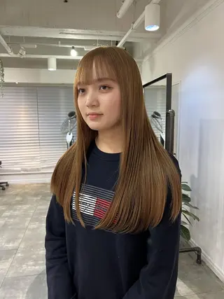 ロング カラー ili 梅田のヘアスタイル