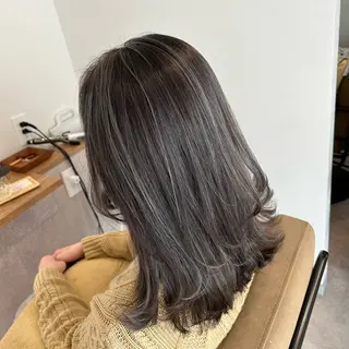 ロング カラー 井手 孔介のヘアスタイル