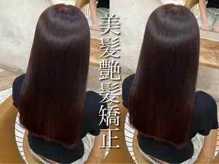 ロング 縮毛矯正/艶カラー 笠原康平のヘアスタイル