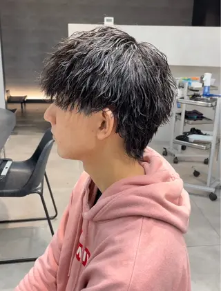 ミディアム パーマ メンズヘア👦🏻 詩菜《しいな》のヘアスタイル