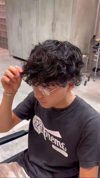 パーマ 八十川 佑斗のヘアスタイル