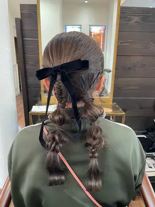 ロング 下林 雅明のヘアスタイル