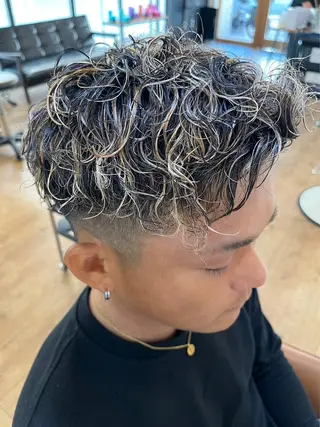 パーマ メンズ beleef守口店 reinaのヘアスタイル