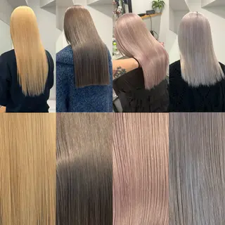 ロング カラー ボブ/レイヤーカット 縮毛矯正/コウキ新宿のヘアスタイル