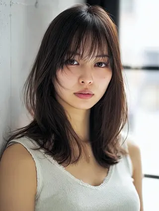 ロング 絶対綺麗な暖色カラー 🎯あります✨増渕✨のヘアスタイル