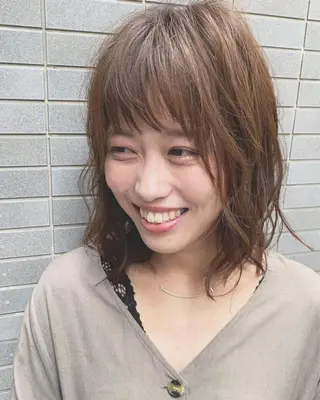 ミディアム topstylist 満足度⭐️堀川星哉のヘアスタイル