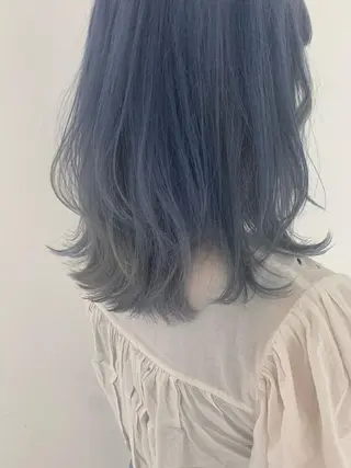 セミロング カラー Takahashi Yuriのヘアスタイル