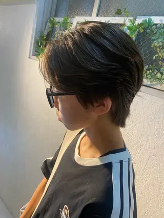 ショート 木場 真愛耶のヘアスタイル