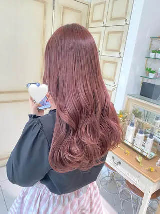 ロング カラー ヘアアレンジ 透明感カラー ai🫧🪞のヘアスタイル
