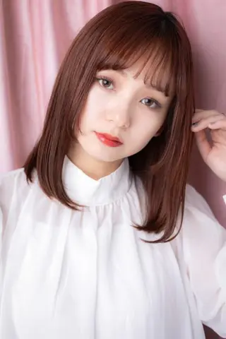 ミディアム 阿部 雲母のヘアスタイル