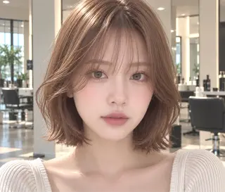 小川 萌瑚のヘアスタイル