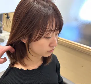 ミディアム 久木原 ゆりのヘアスタイル
