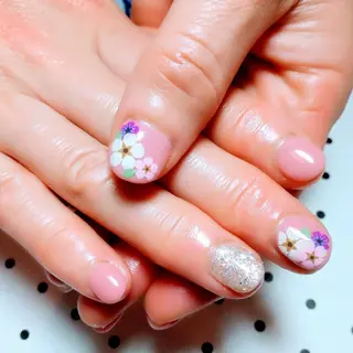 ショート ネイル sweet pico 住吉のネイルデザイン