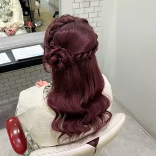ロング ヘアアレンジ 🎀ヘアアレンジ 🎀ななみのヘアスタイル