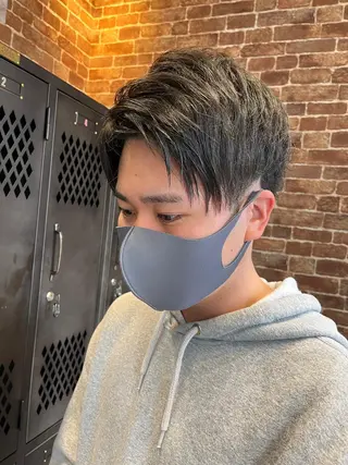 ショート カラー パーマ ヘアアレンジ メンズ キッズ ネイル マツエク・マツパ アイブロウ 久木原 ゆりのヘアスタイル