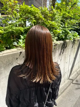 ミディアム カラー Nakajima Eijiのヘアスタイル