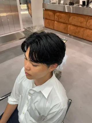 カラー パーマ メンズ ブリーチ/パーマ特化 片平和寿のヘアスタイル