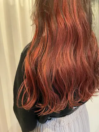 ロング カラー ヘアアレンジ REONA🪽✨薬院 レイヤーカット🫧のヘアスタイル