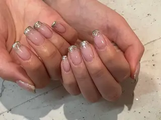ネイル 韓国/ワンホン/長さ 出しつけ放題🎀のネイルデザイン
