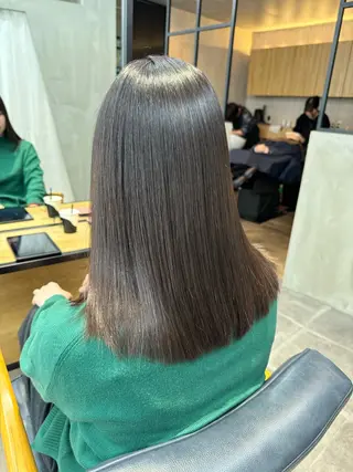 セミロング 梅田艶髪矯正 💖koichiroのヘアスタイル
