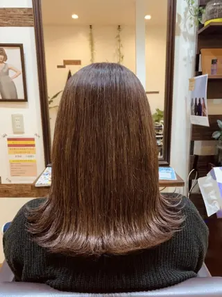 ミディアム カラー サトウ シューイチのヘアスタイル