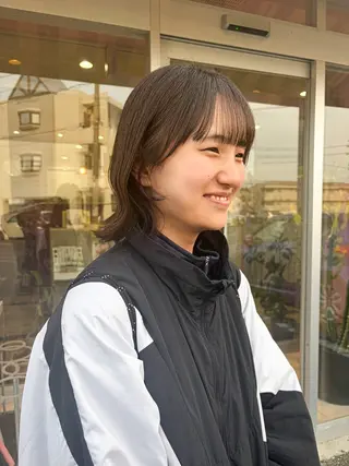 ミディアム ボブ&寒色🎐ᩚ 短髪 COCOROのヘアスタイル