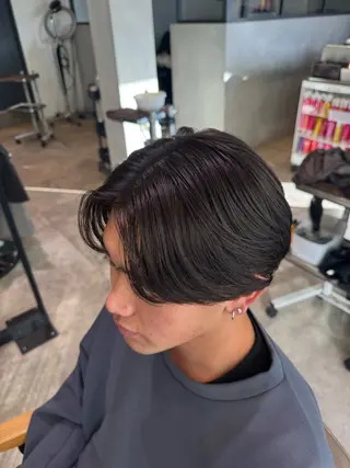ミディアム パーマ メンズ メンズパーマ特化/ むらたのヘアスタイル