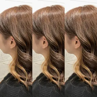 ミディアム カラー 髪質改善✨透明感 カラー🫧KAORIのヘアスタイル