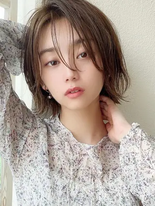 ミディアム 艶感透明感カラー 🫧たけ🫧のヘアスタイル