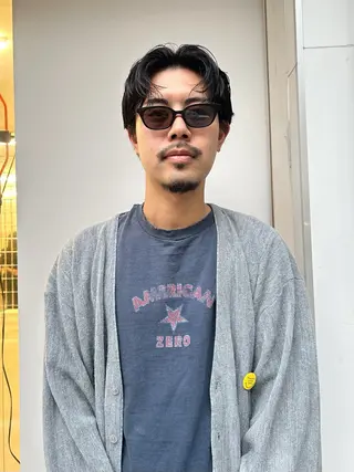 ショート パーマ メンズ メンズパーマ本町/ 心斎橋ナカムラヒロトのヘアスタイル
