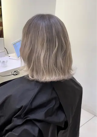 カラー mickey Yuinaのヘアスタイル