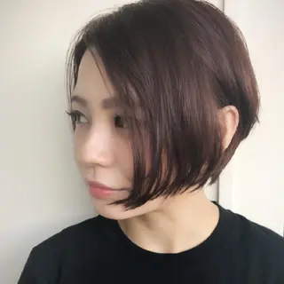 ショート カラー ヘアアレンジ 【体験】韓国 メイク&ヘア天神のヘアスタイル