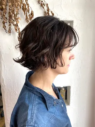 ショート カラー パーマ ヘアアレンジ メンズ キッズ ネイル 豊橋美容院 ソンリエのヘアスタイル