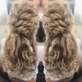 ヘアアレンジ ‎✴︎˚｡Chamo 𝐄𝐑𝐈𝐍𝐀のマツエク・マツパデザイン