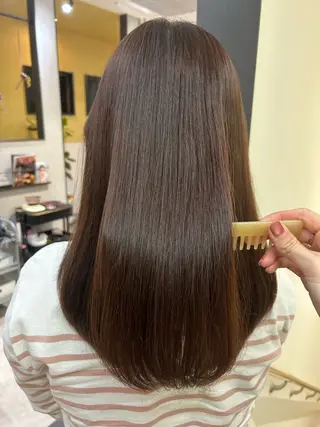 ロング カラー hubhair レイヤー/透明感のヘアスタイル